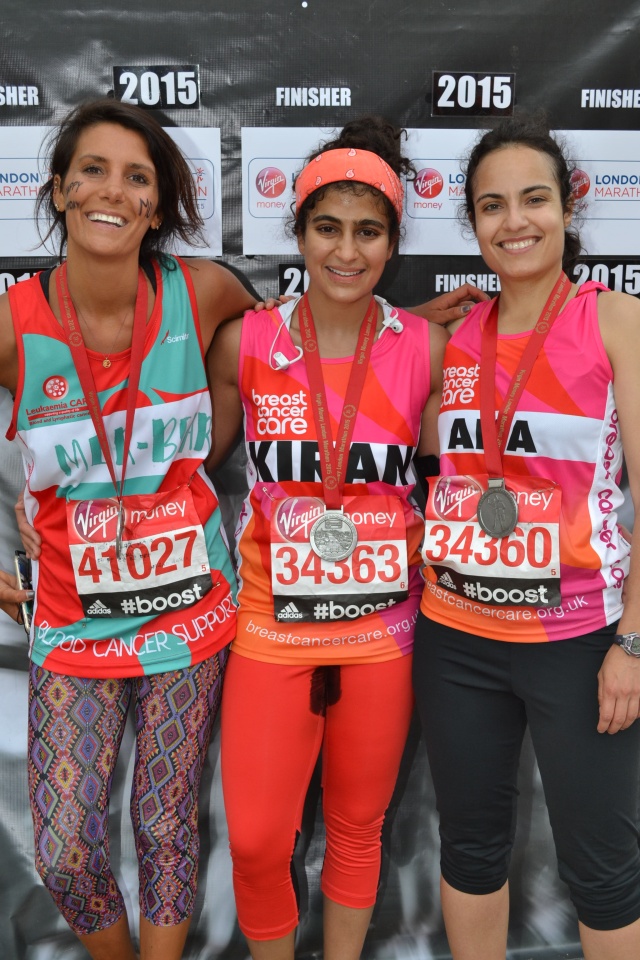 Sisterhood, blood and boobs at the London Marathon 2015 – Madame Gandhi